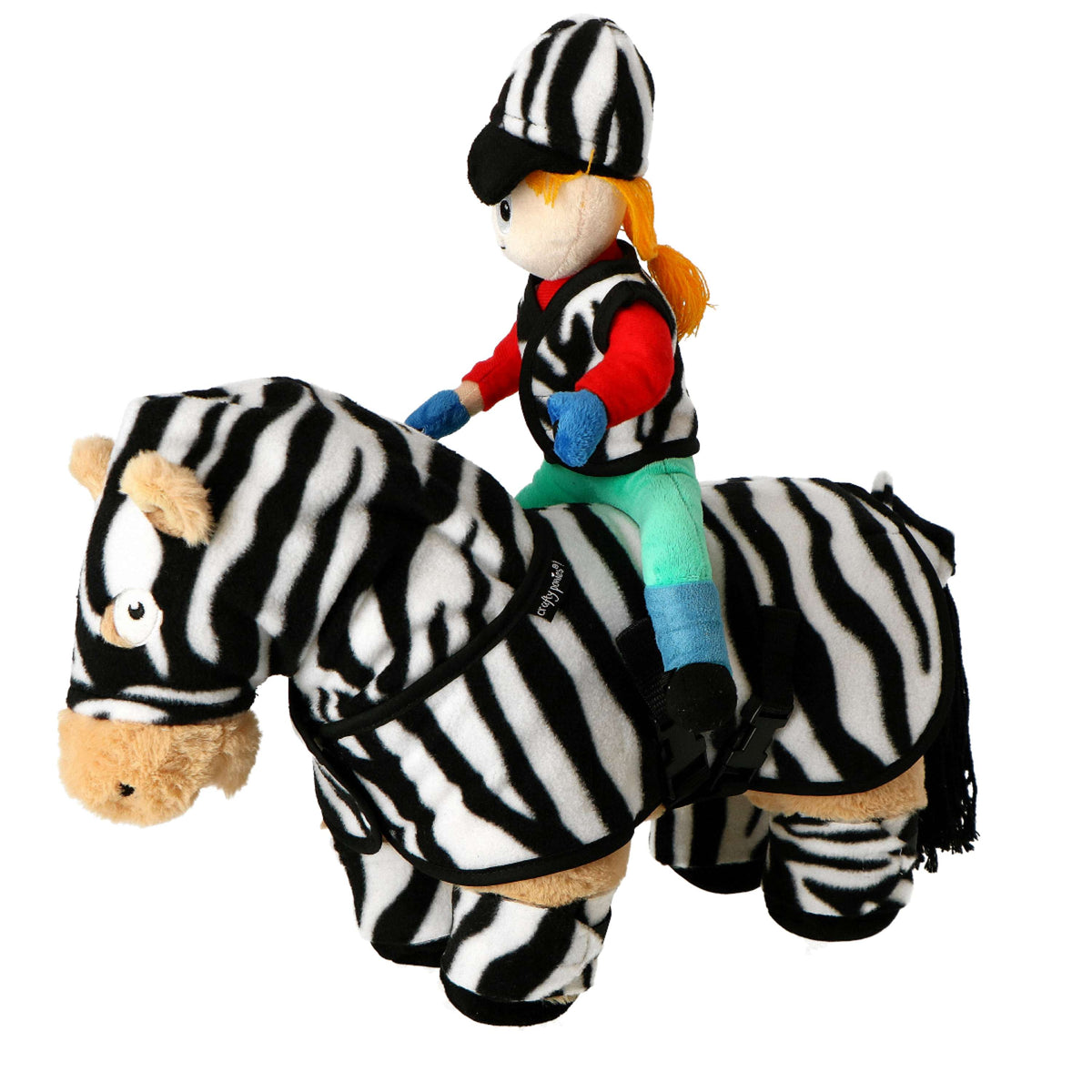 Crafty Ponies Kuscheldecken Set Zebra DE