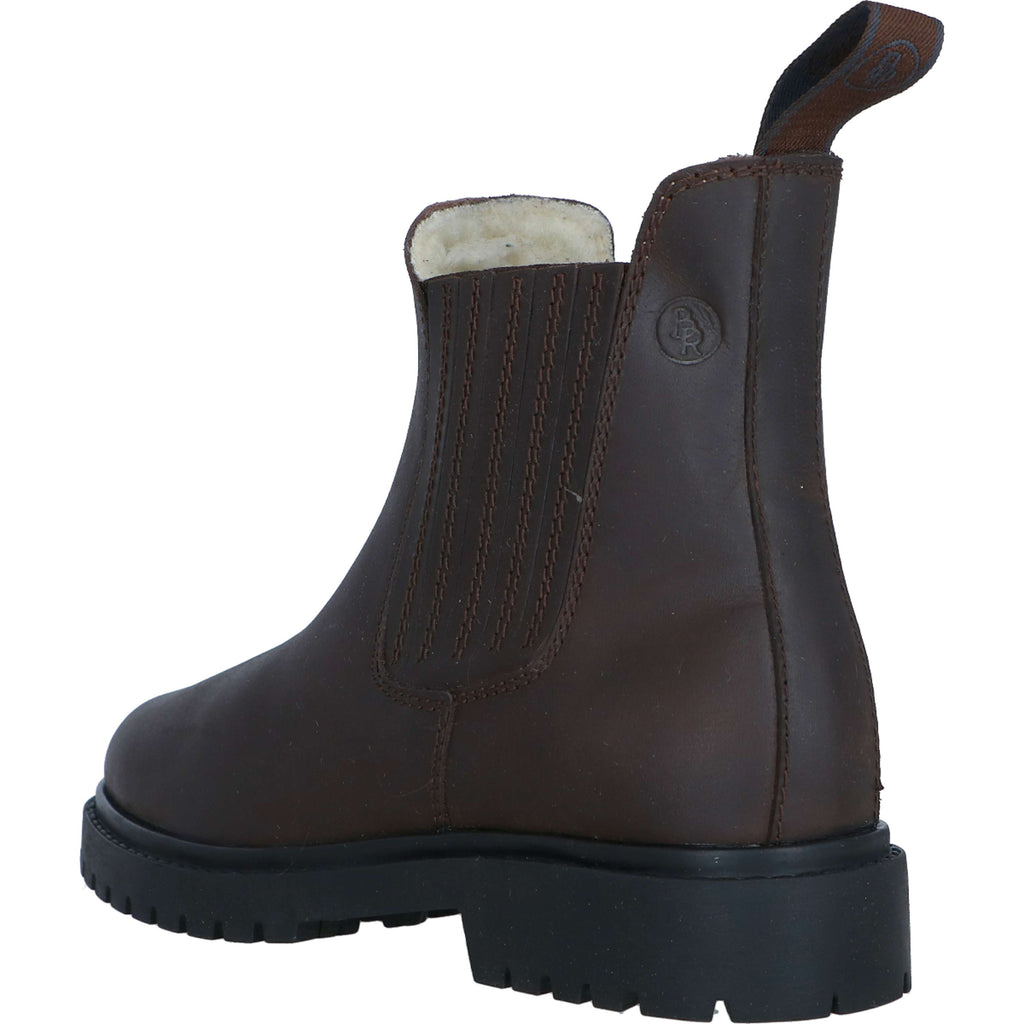 BR Winterstiefelette Alaska II Nubuck mit Gummisohle Braun