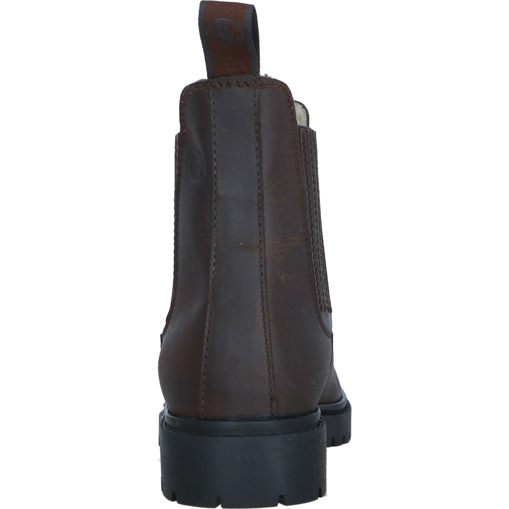BR Winterstiefelette Alaska II Nubuck mit Gummisohle Braun