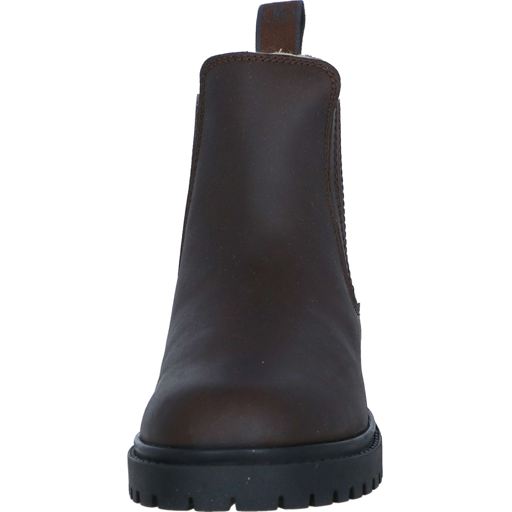 BR Winterstiefelette Alaska II Nubuck mit Gummisohle Braun