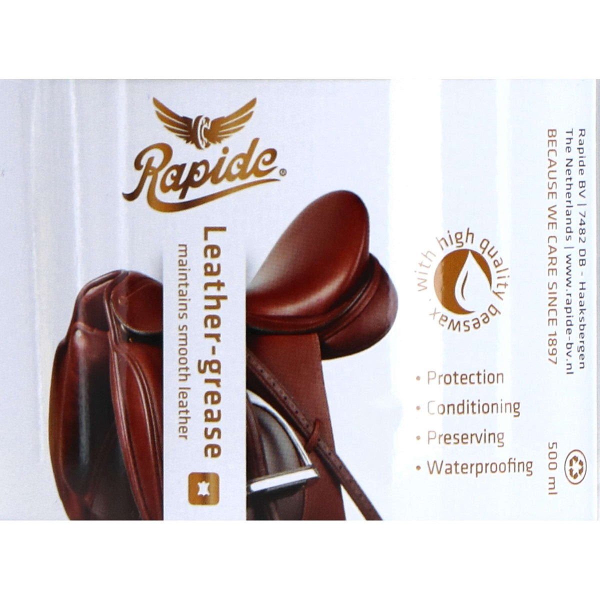 Rapide Lederfett 500ml Schwarz