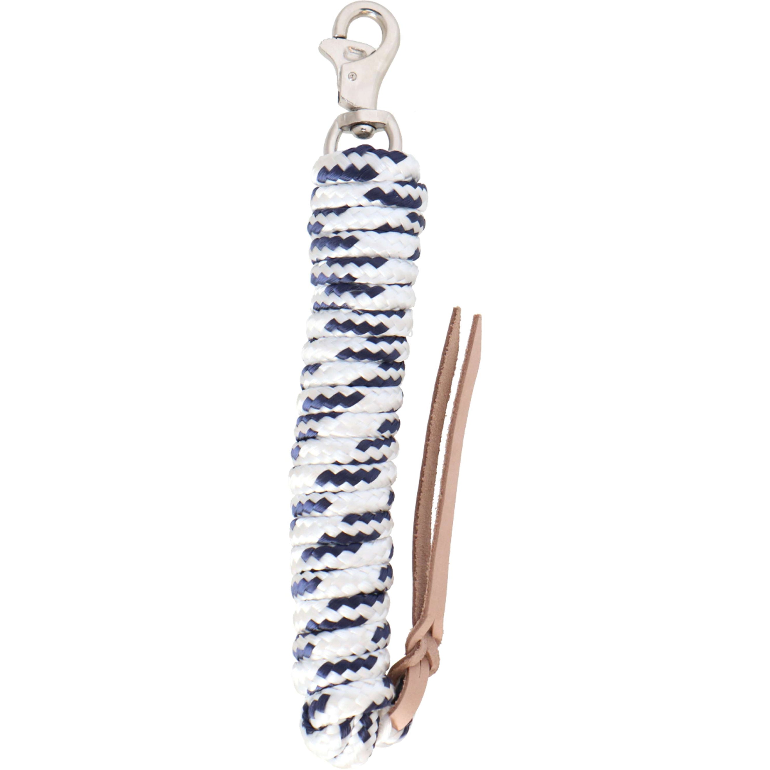 Kerbl Western Führstrick mit Bull Snap Schwarz/Weiß Kerbl Western Führstrick mit Bull Snap Schwarz/Weiß