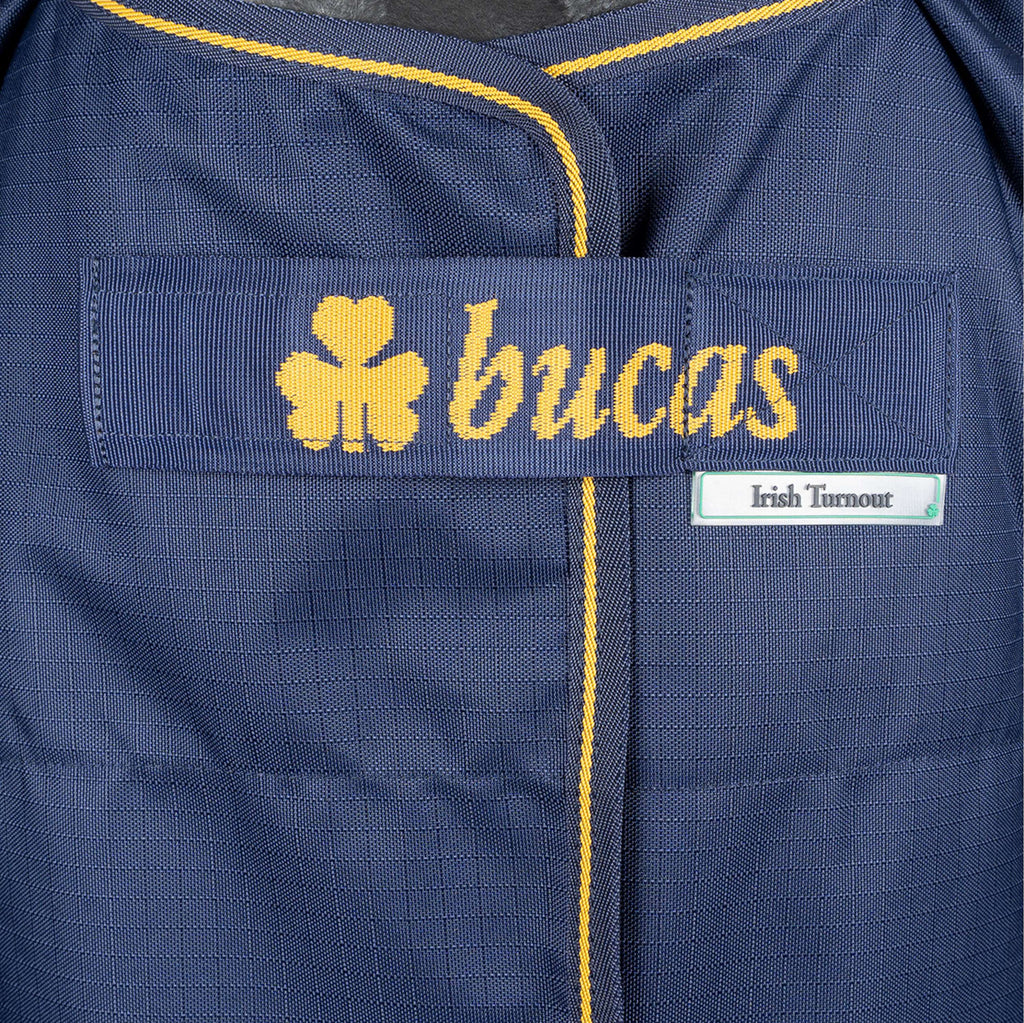 Bucas Irish Turnout Extra 300g Navy/Gold
