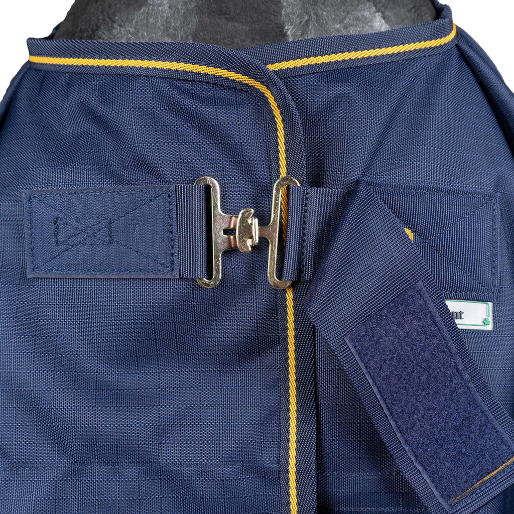 Bucas Irish Turnout Extra 300g Navy/Gold