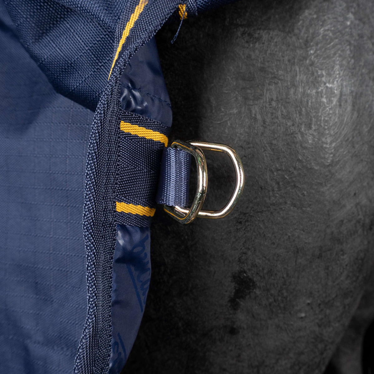 Bucas Irish Turnout 150g Navy/Gold