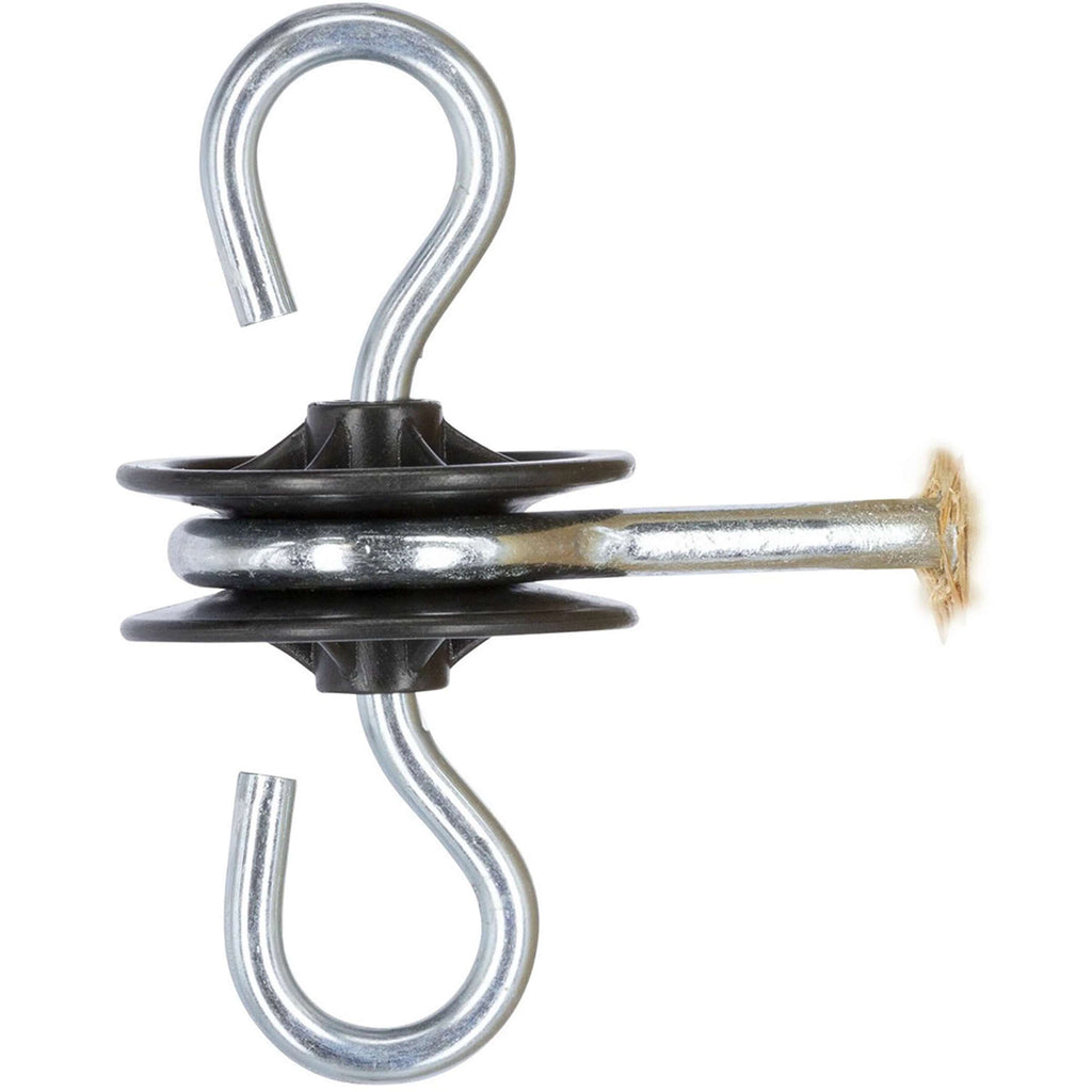 Agradi Power Torgriff Insulator Galvanised 2 Haken