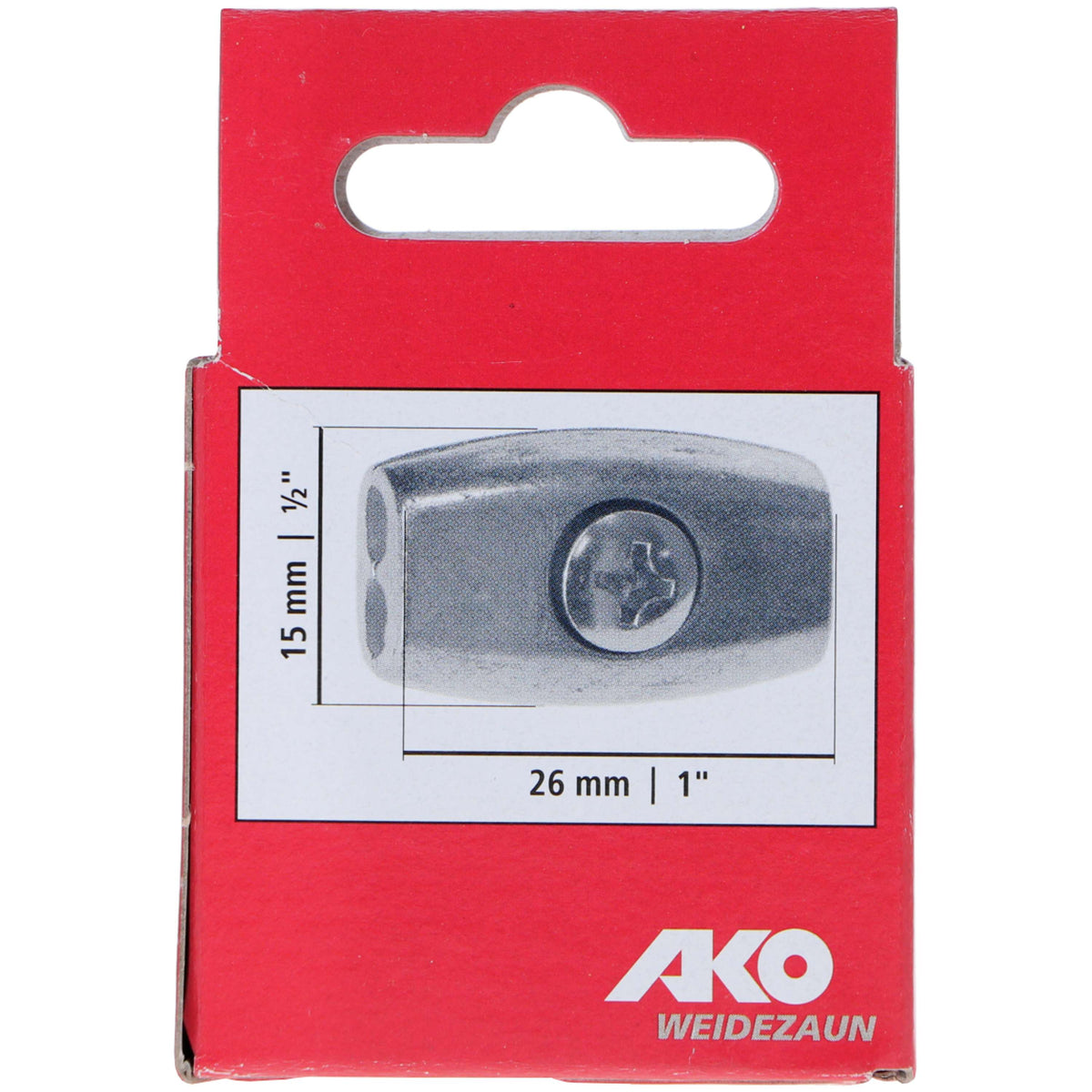 Ako Litzenverbinder Eiform verzinkt