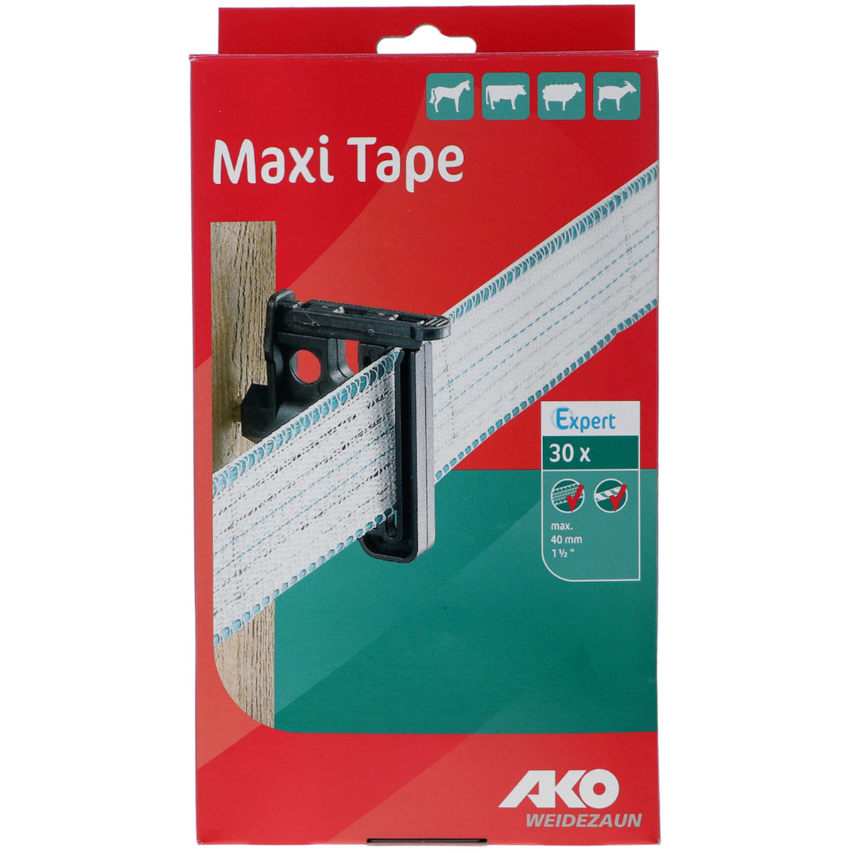 Kerbl Klippisolator MAXI Tape f.Band+Seil, 6 mm-Stütze