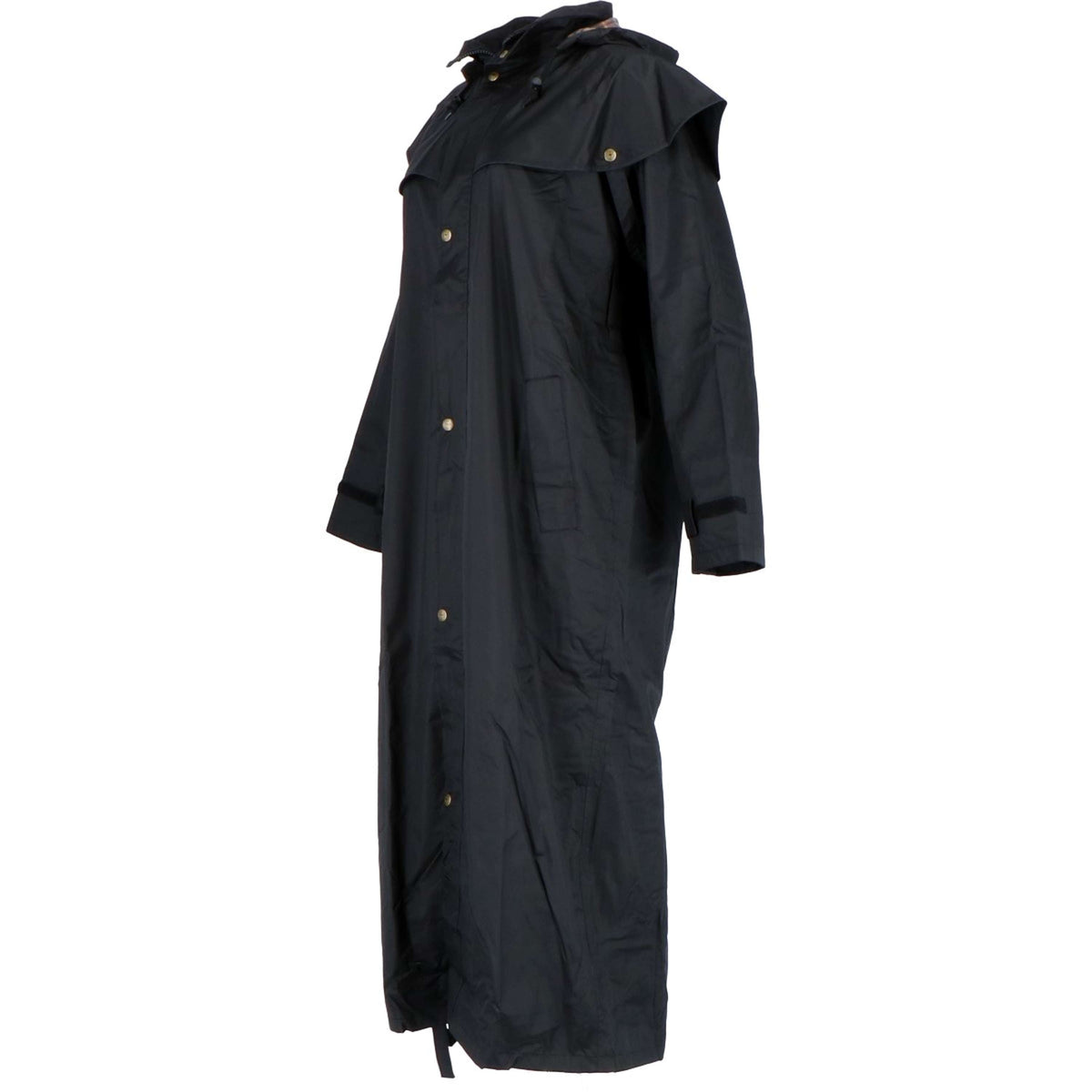 Scippis Black Roo Stockman Coat Schwarz