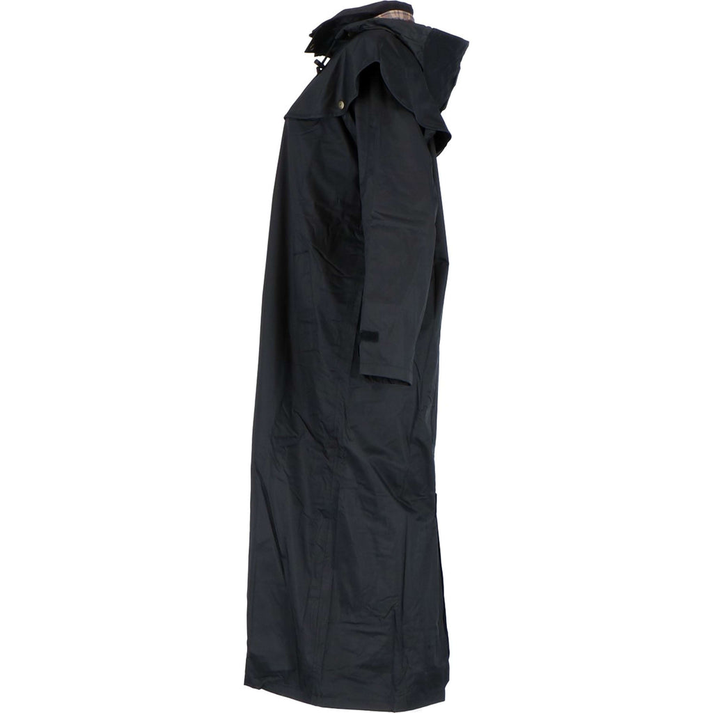 Scippis Black Roo Stockman Coat Schwarz