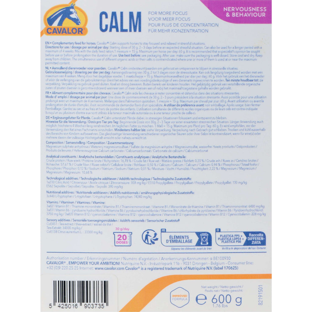 Cavalor Beruhigungsmittel Calm