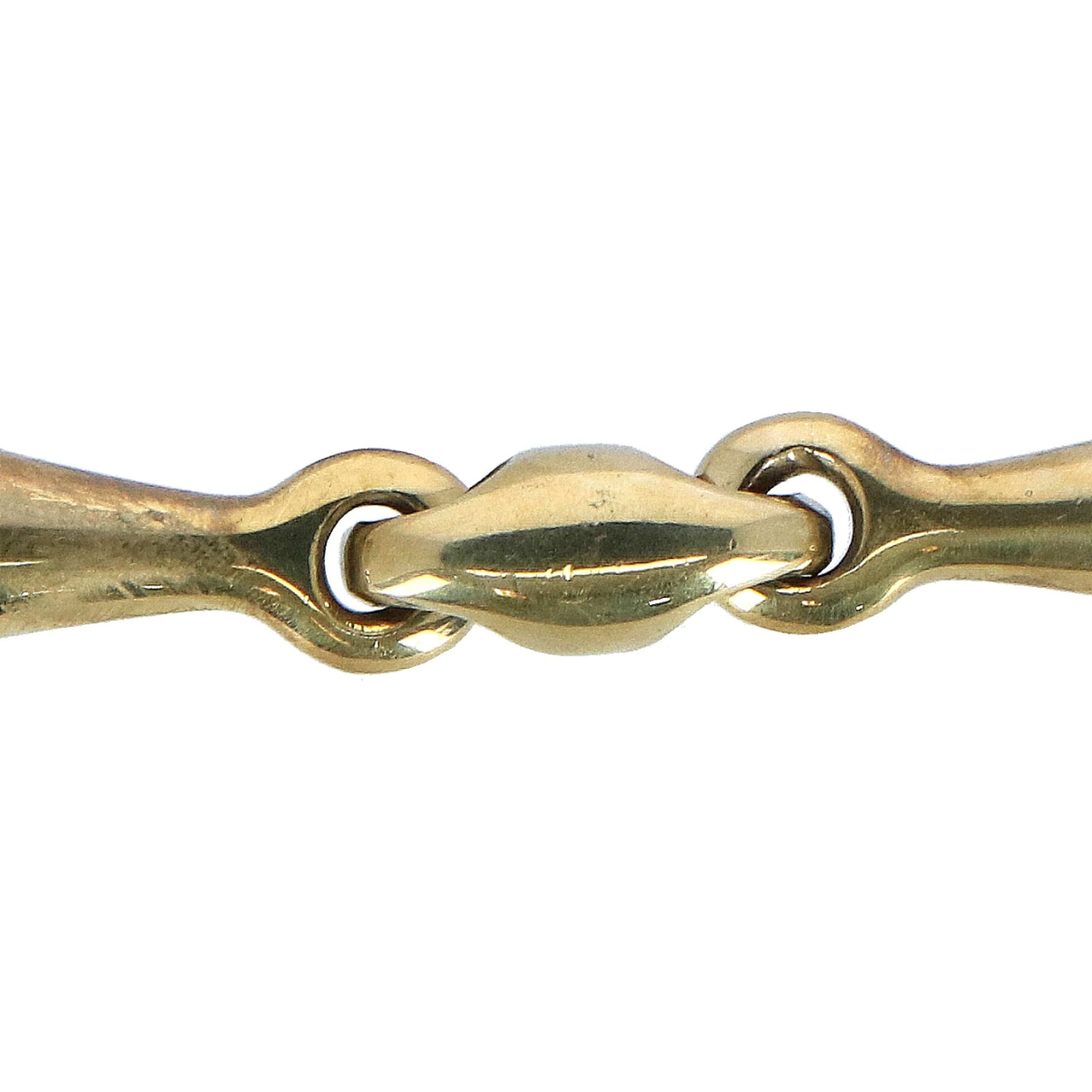 HORKA Gebiss Dop. Gebr. 14mm Goldmessing HORKA Gebiss Dop. Gebr. 14mm Goldmessing