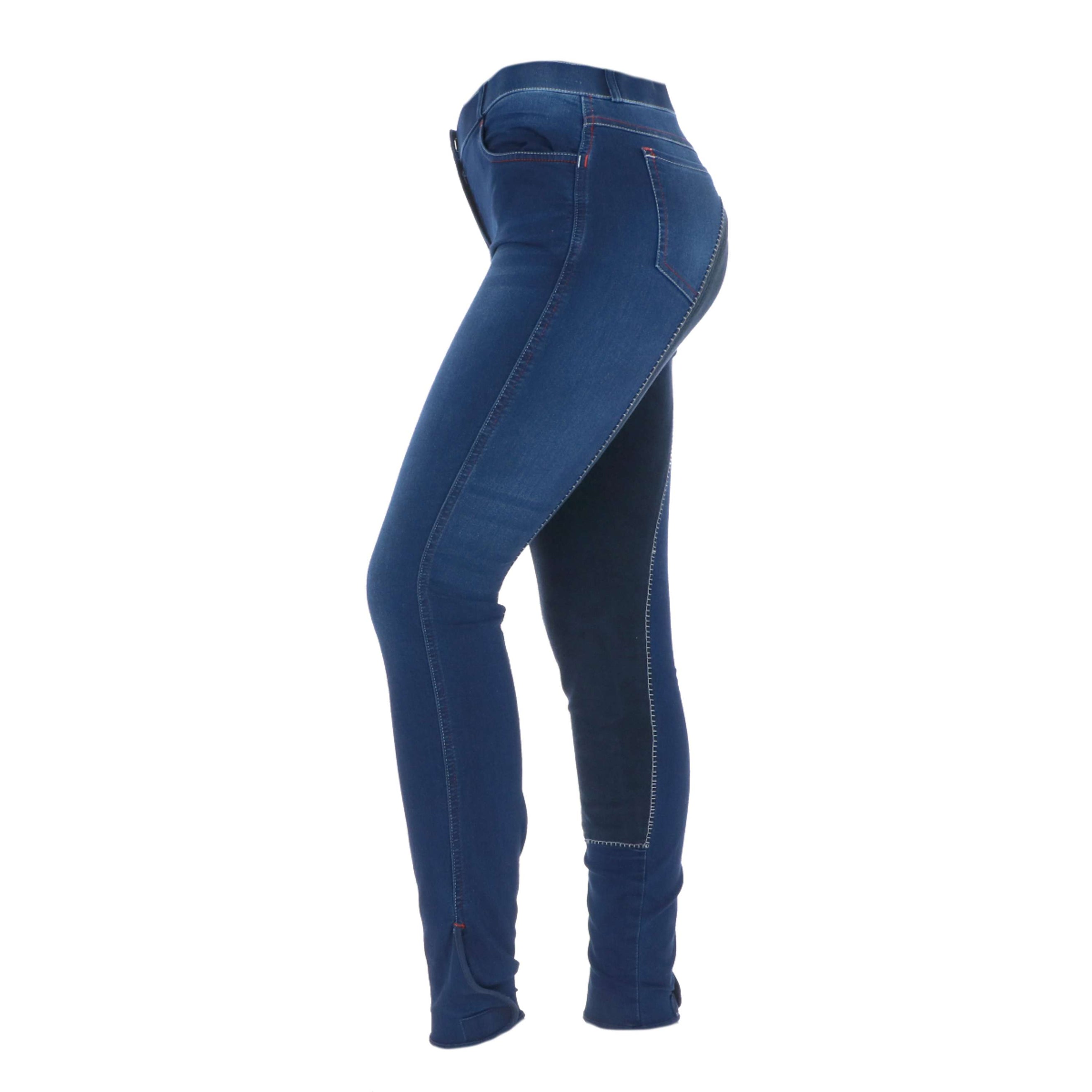 HKM Reithose Summer Denim 3/4 Alos Jeans Blau HKM Reithose Summer Denim 3/4 Alos Jeans Blau