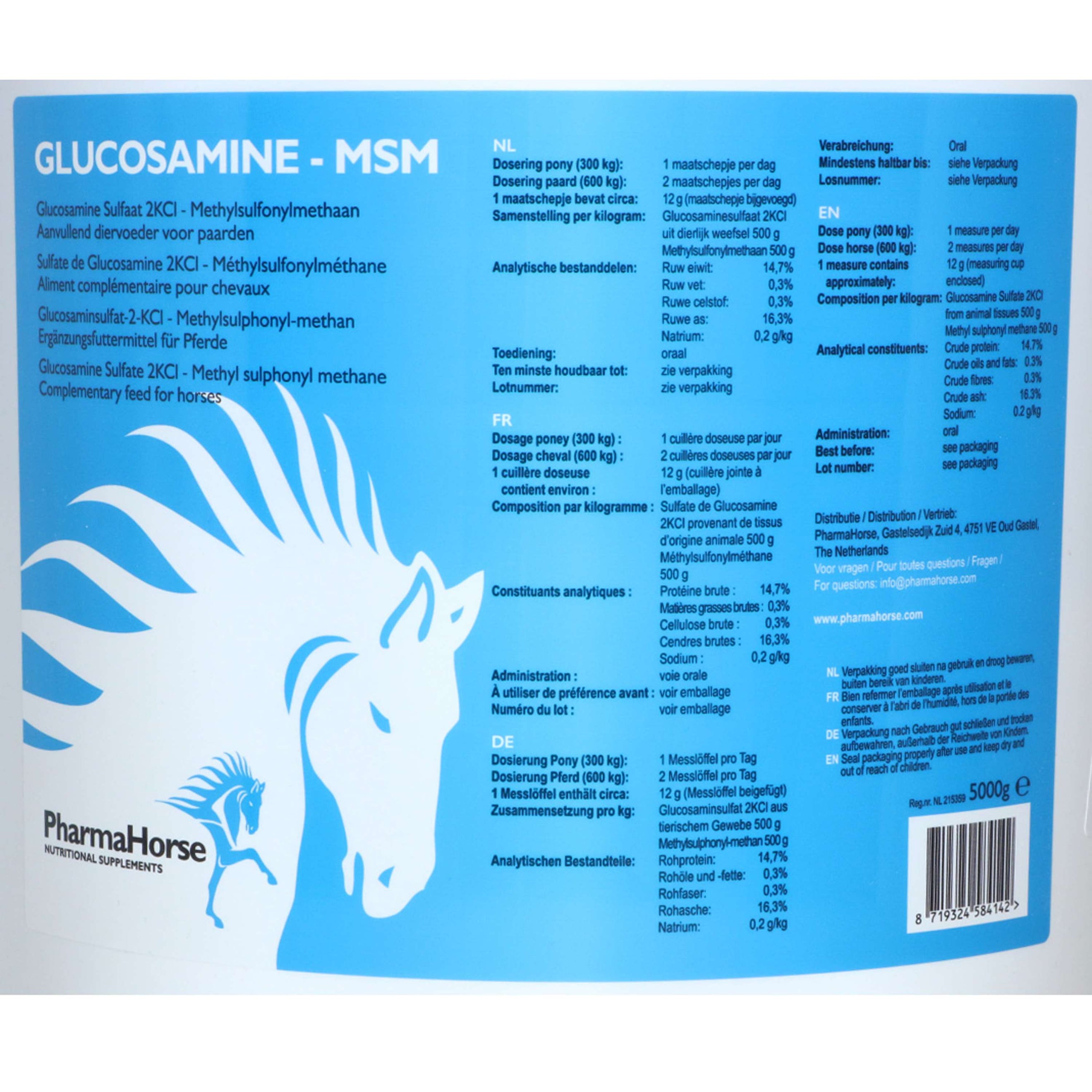 PharmaHorse Glucosamine & MSM