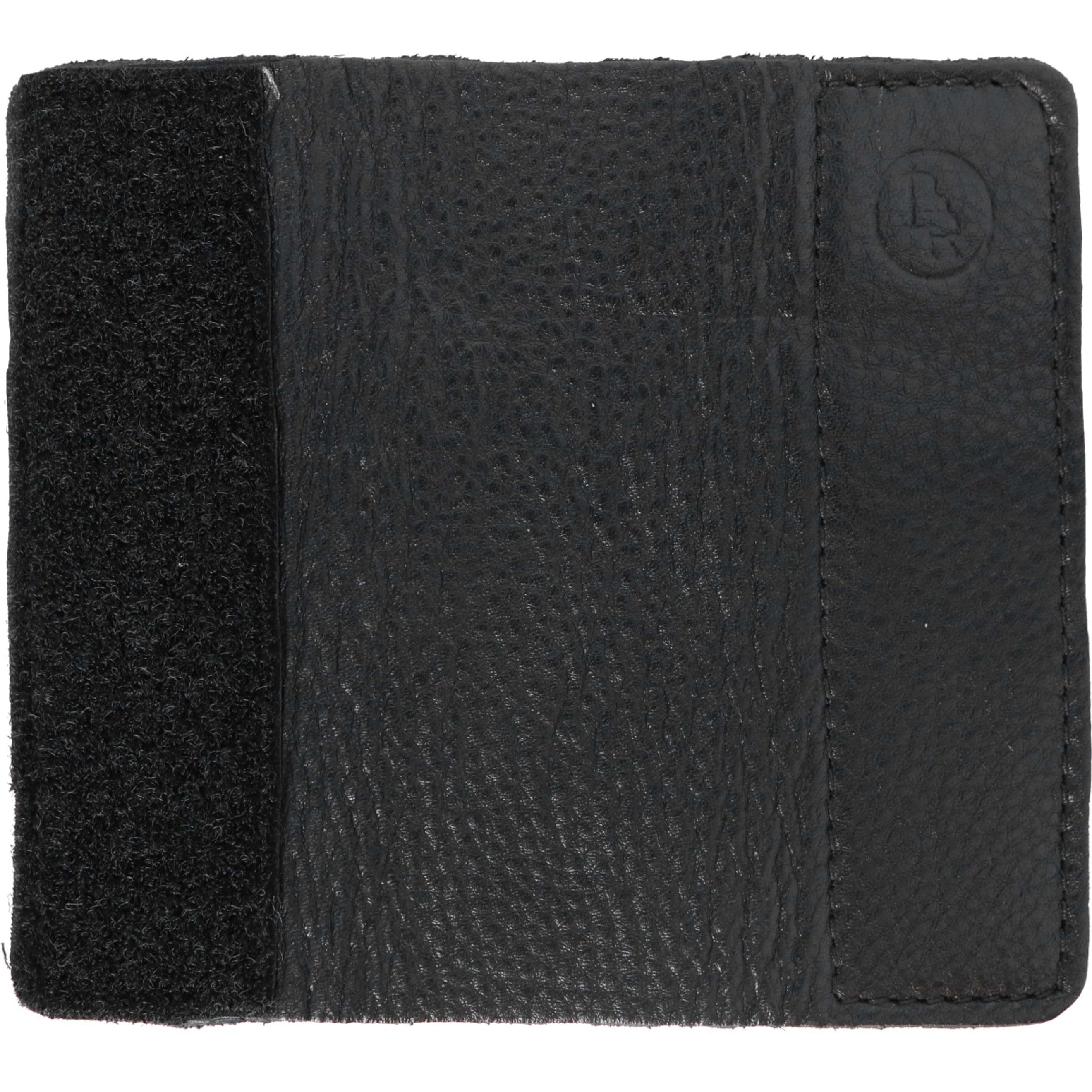 BR Bügelriemenschutz Weiches Leder mit Klettverschluss Schwarz