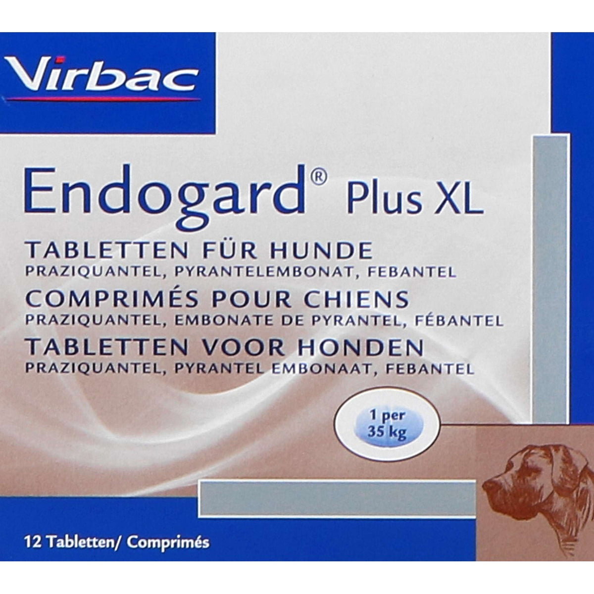 Virbac Entwurmungstablette Endogard Plus XL Hund