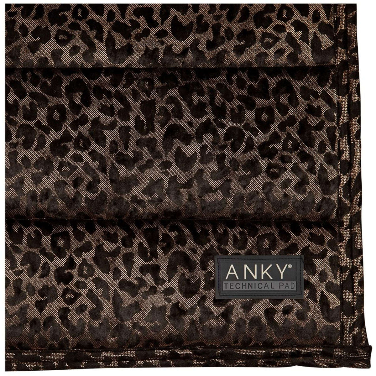 ANKY Schabracke Leopard Print Dressur Kupfer