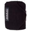 ANKY Bandagen Basic Fleece Set von 4 Schwarz