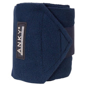 ANKY Bandagen Basic Fleece Set von 4 Navy