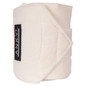 ANKY Bandagen Basic Fleece Set von 4 Offwhite