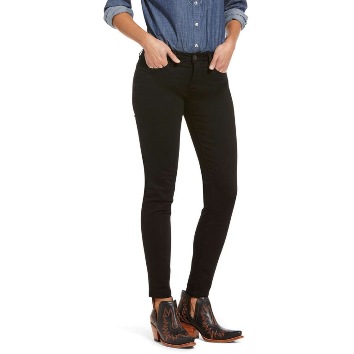 Ariat Hose Forever Skinny Schwarz