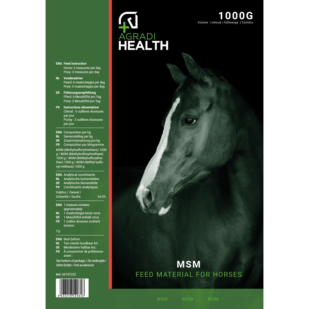 Agradi Health MSM Pferd
