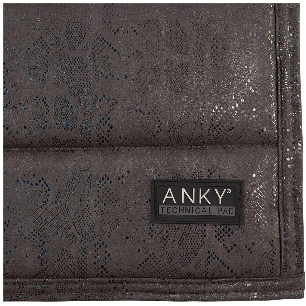 ANKY Schabracke Suede Glitter Dressur Anthrazit