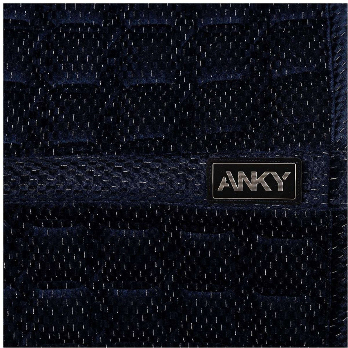 ANKY Schabracke Check Velvet XB25003 Dressur Midnight Blue