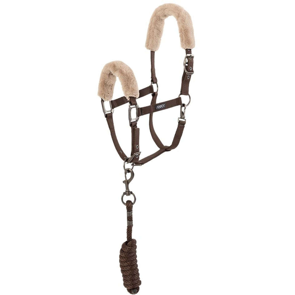 ANKY Halfterset Check Velvet ATH25002 Deep Taupe