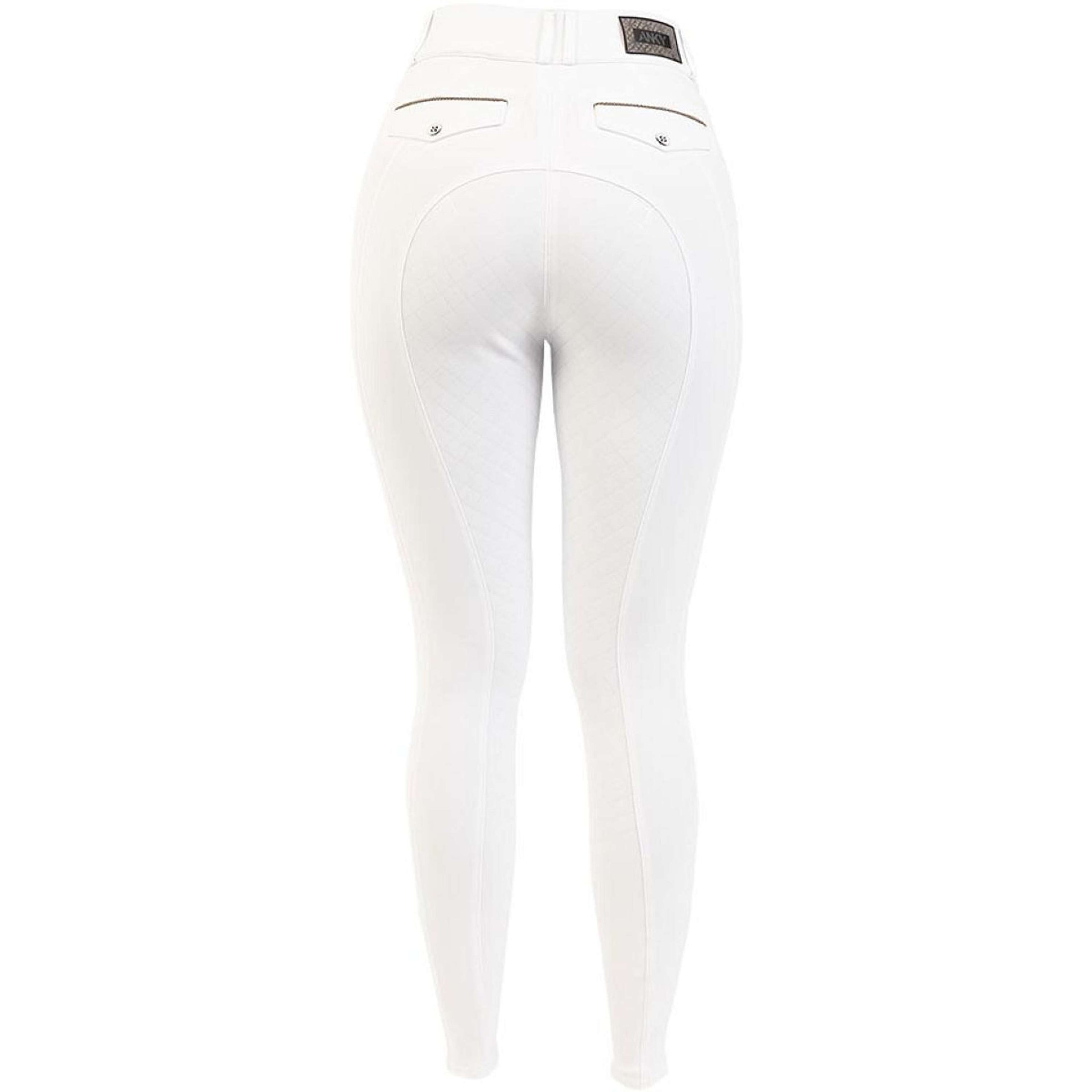ANKY Reithose Prospect C-Wear XR25103 Full Grip Weiß