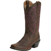 Ariat Westernstiefel Round Up Square Toe Damen Powder Brown