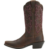 Ariat Westernstiefel Round Up Square Toe Damen Powder Brown