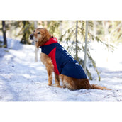 Ariat Hundejacke Team Softshell Blau Rot