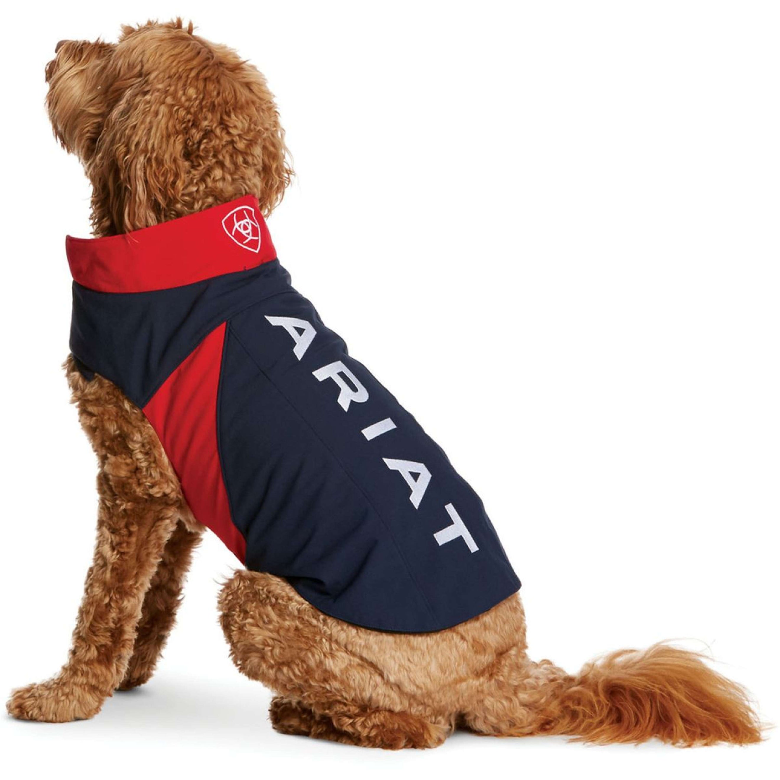 Ariat Hundejacke Team Softshell Blau Rot Ariat Hundejacke Team Softshell Blau Rot