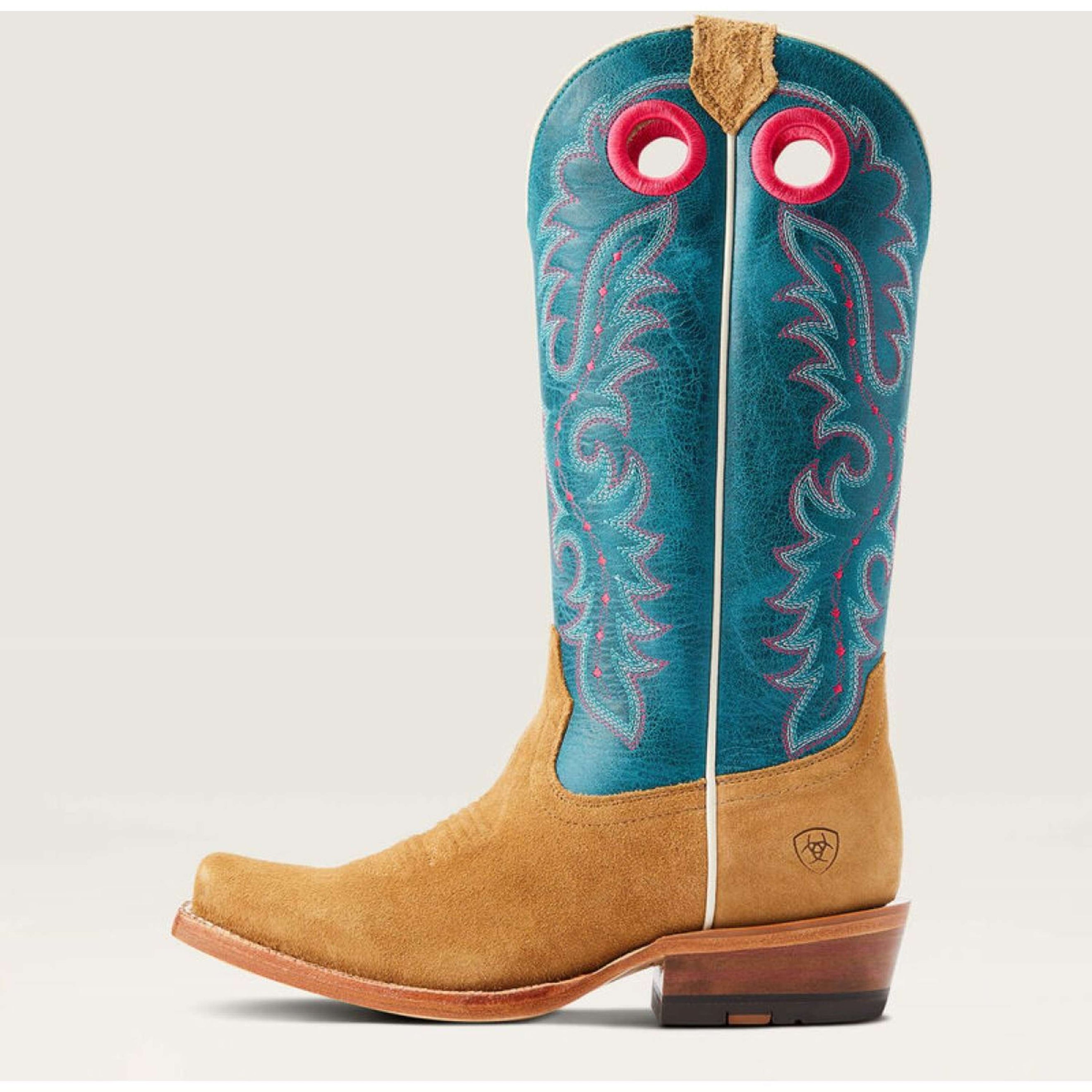 Ariat Westernstiefel Futurity Boon Damen Buckskin Roughout Ariat Westernstiefel Futurity Boon Damen Buckskin Roughout