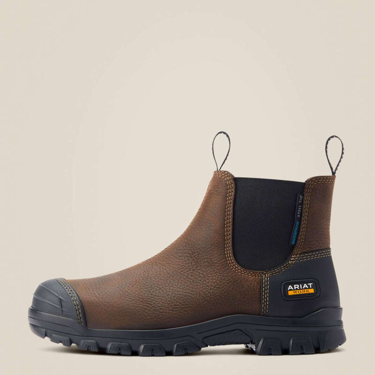 Ariat Stiefeletten Treadfast Chelsea Waterproof Steel Toe Herren Dunkelbraun