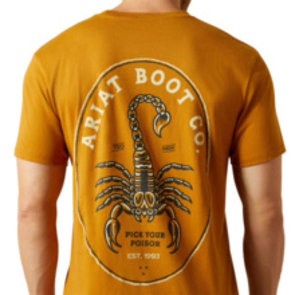 Ariat T-Shirt Scorpion Seal Herren Orange