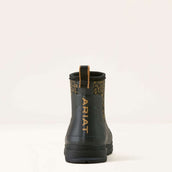 Ariat Regenstiefel Kelmarsh Shortie Damen Black/Ocelot Print