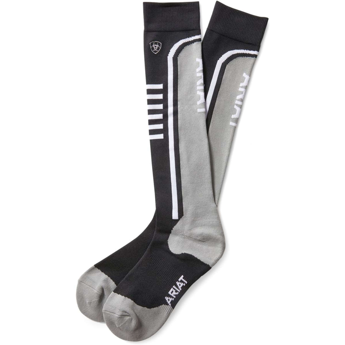 Ariat Socken Ariattek SlimLine Schwarz/Grau