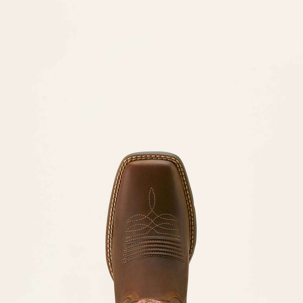 Ariat Westernstiefel Round Up Wide Square Toe Sassy Brown