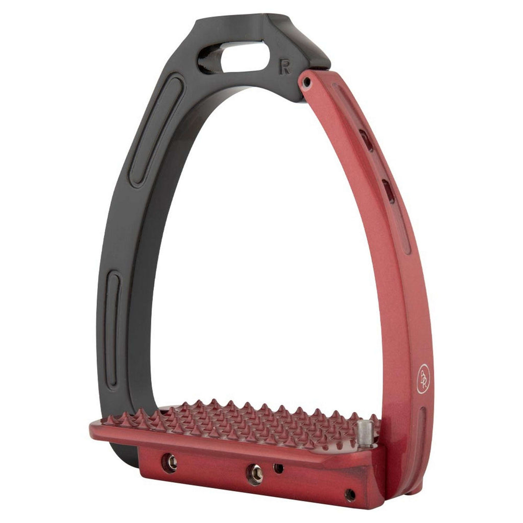 BR Steigbügel Lavarone Schwarz/Rot