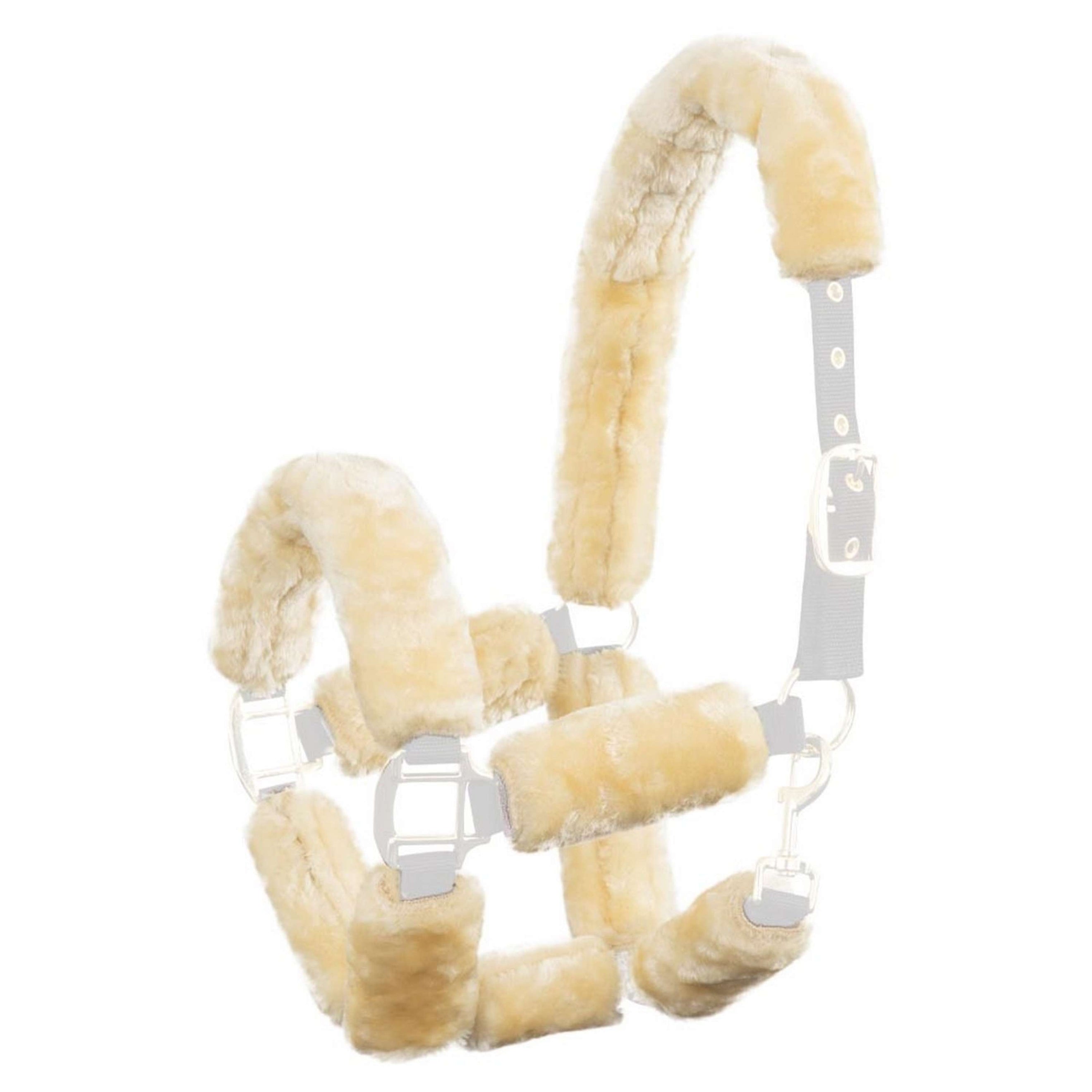 Premiere Halfterschutz Artificial Fur Set Naturell Premiere Halfterschutz Artificial Fur Set Naturell