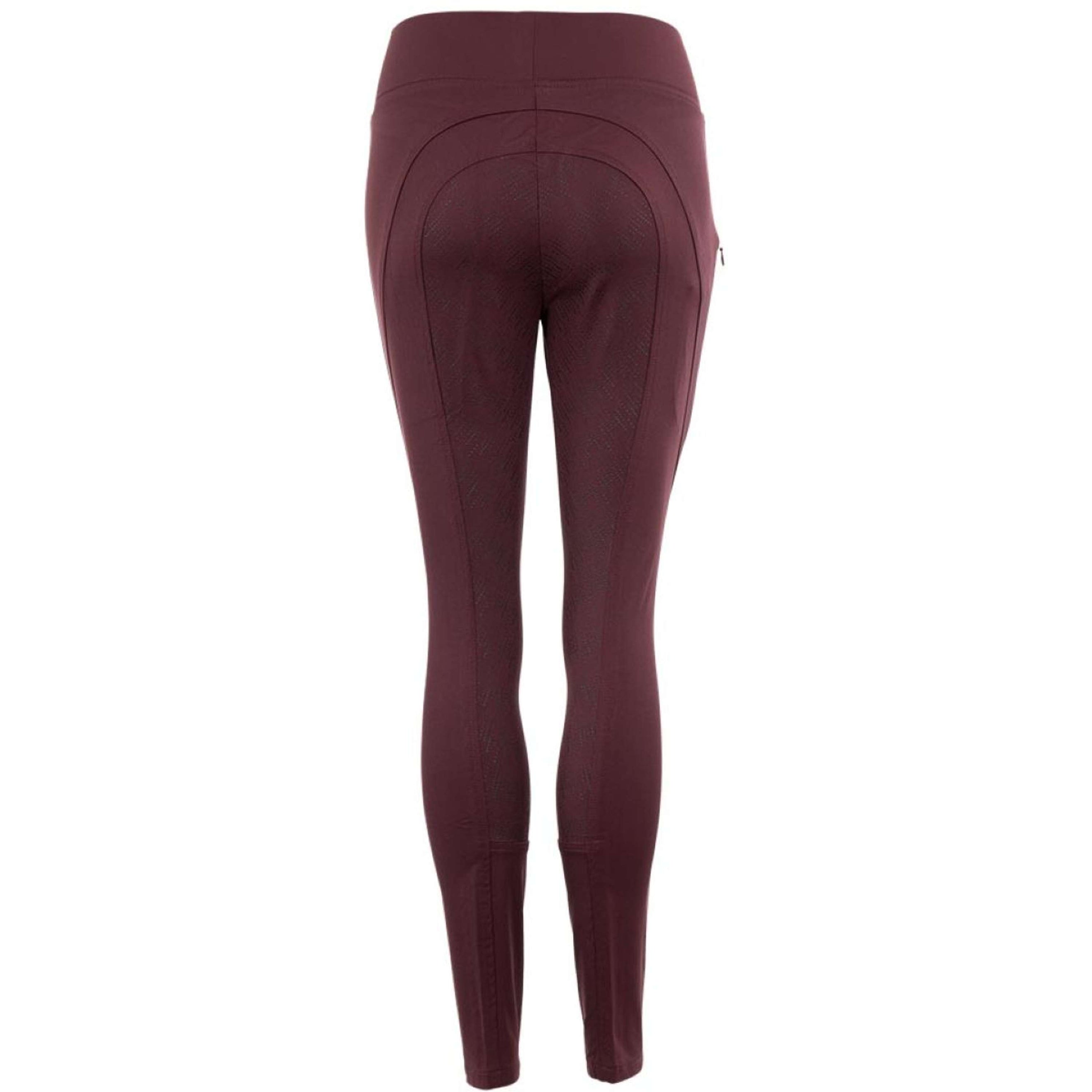 Premiere Reitleggings Bugloss Damen Silikon Vollbesatz Winetasting