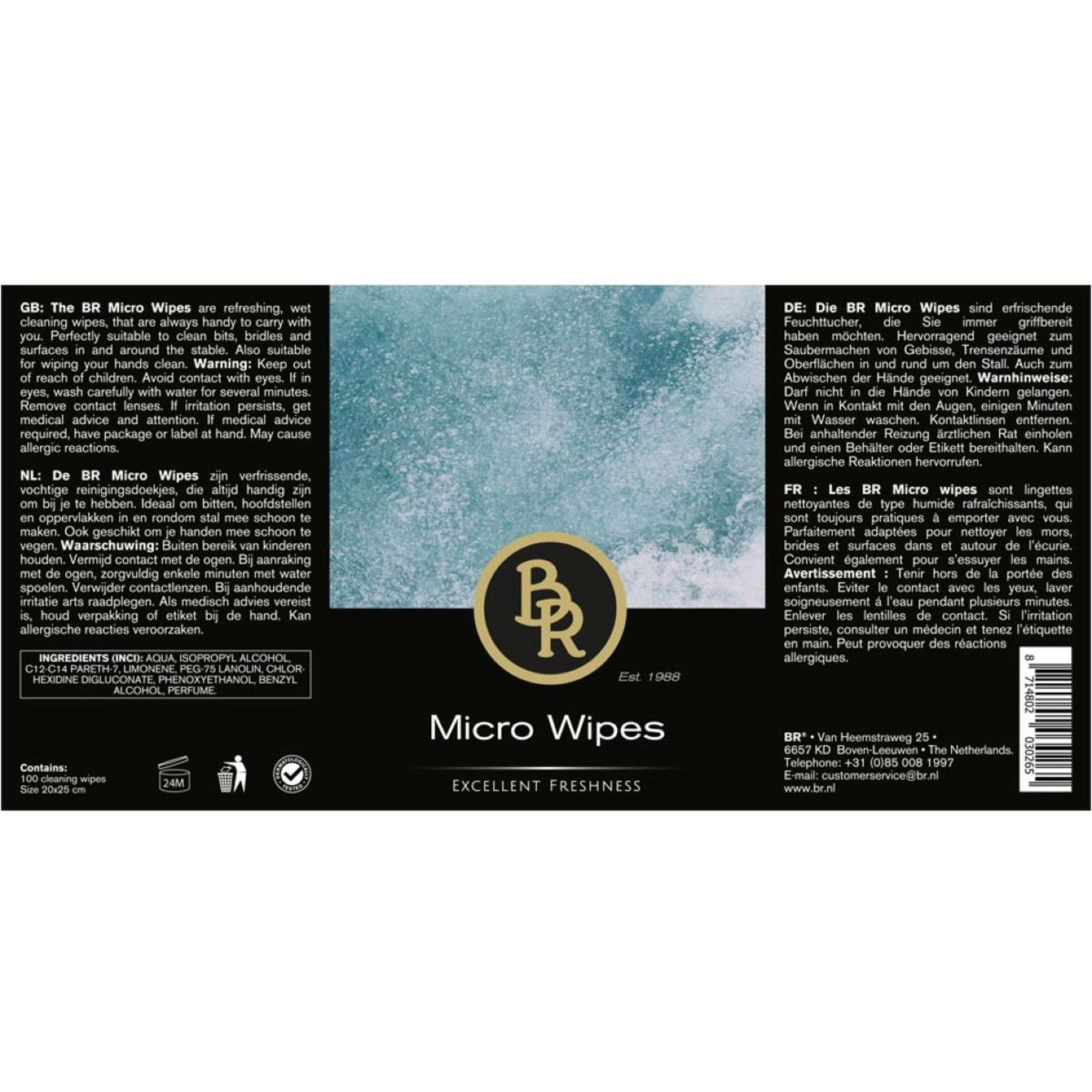 BR Reinigungstücher Micro Wipes 100 Stück BR Reinigungstücher Micro Wipes 100 Stück