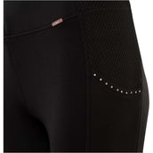 Premiere Reitleggings Blackhorn Silikon Besatz Schwarz