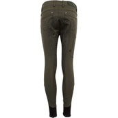 BR Reithose 4-EH Marissa Silikon Besatz Forest Green