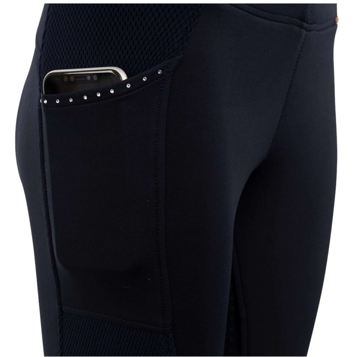 Premiere Reitleggings Bellflower Silikon Besatz Navy