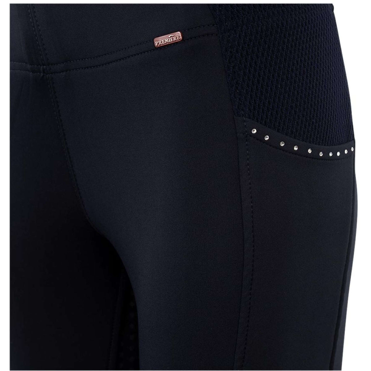 Premiere Reitleggings Bellflower Silikon Besatz Navy