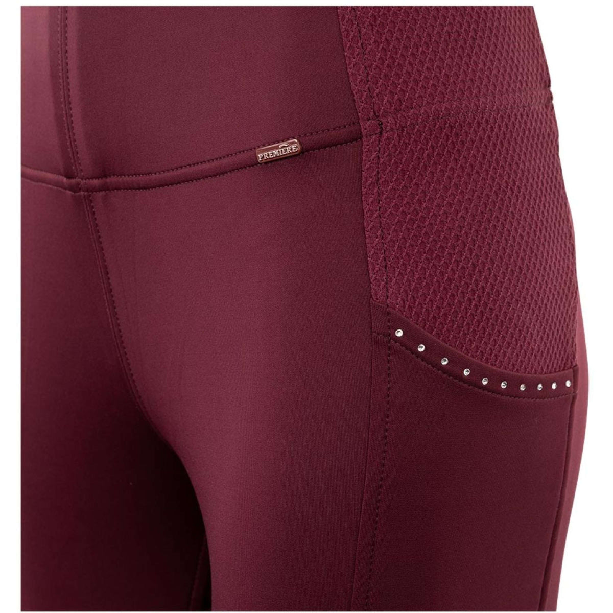 Premiere Reitleggings Bellflower Silikon Besatz Sassatras