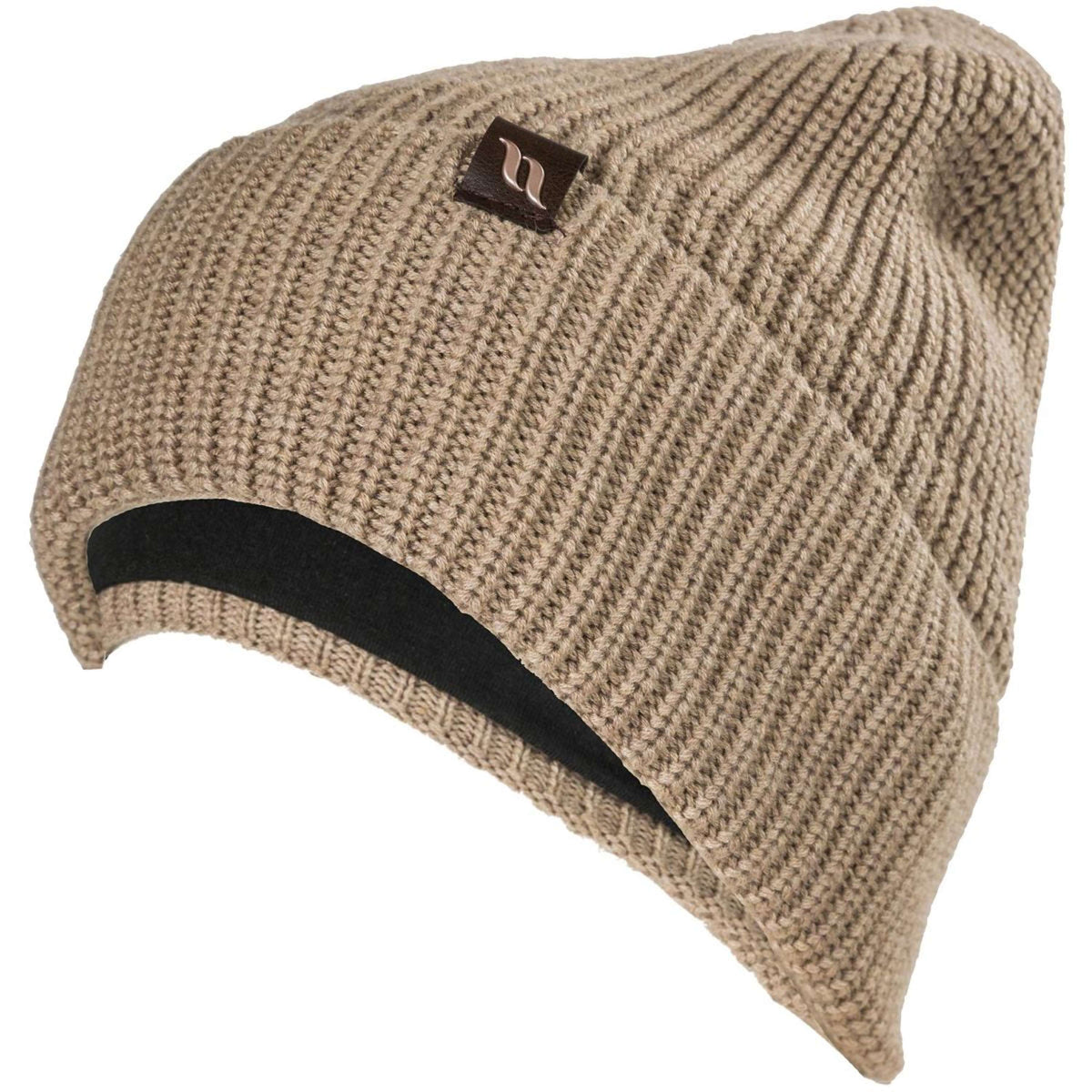 Back on Track Beanie Ava Wollmischung Hellbeige